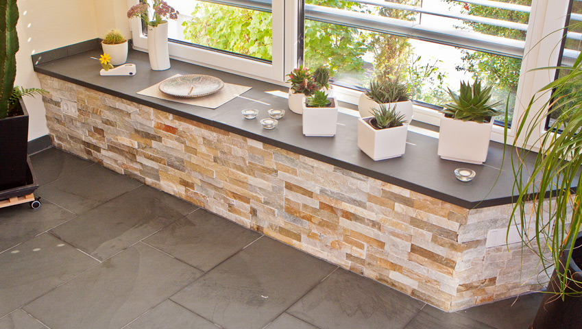 Wandgestaltung Hinter Kaminofen - Gartenmöbel 101