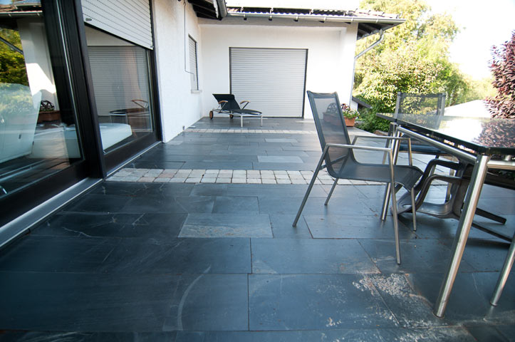 Terrassenplatten - backes - schiefer + naturstein