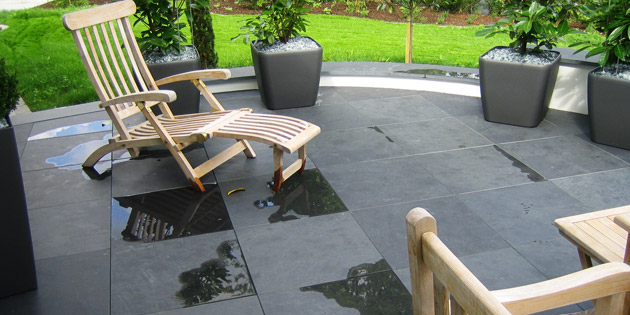 Terrassenplatten - backes - schiefer + naturstein