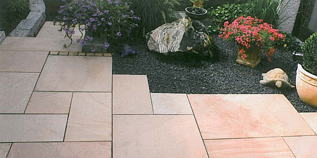 Terrassenplatten - backes - schiefer + naturstein